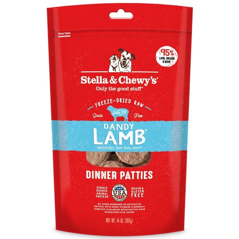 Stella & Chewy’s Freeze-Dried Raw Dinner Patties for Dogs – Dandy Lamb Recipe