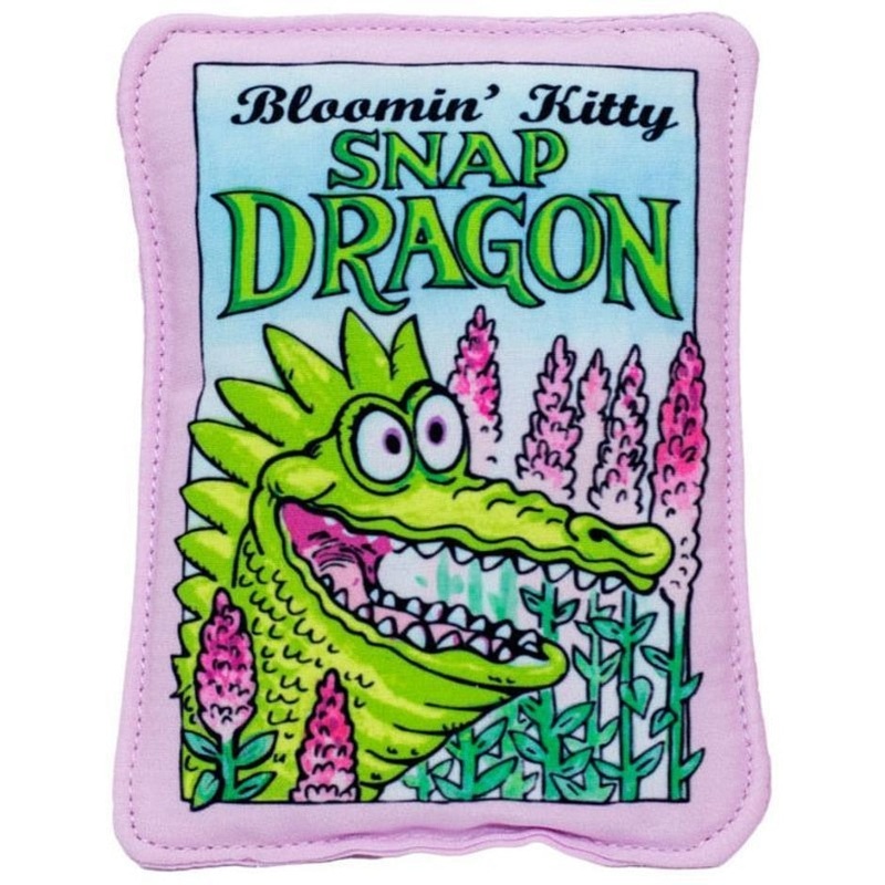 BLOOMIN’ KITTY SNAP DRAGON SEED PACKET CAT TOY