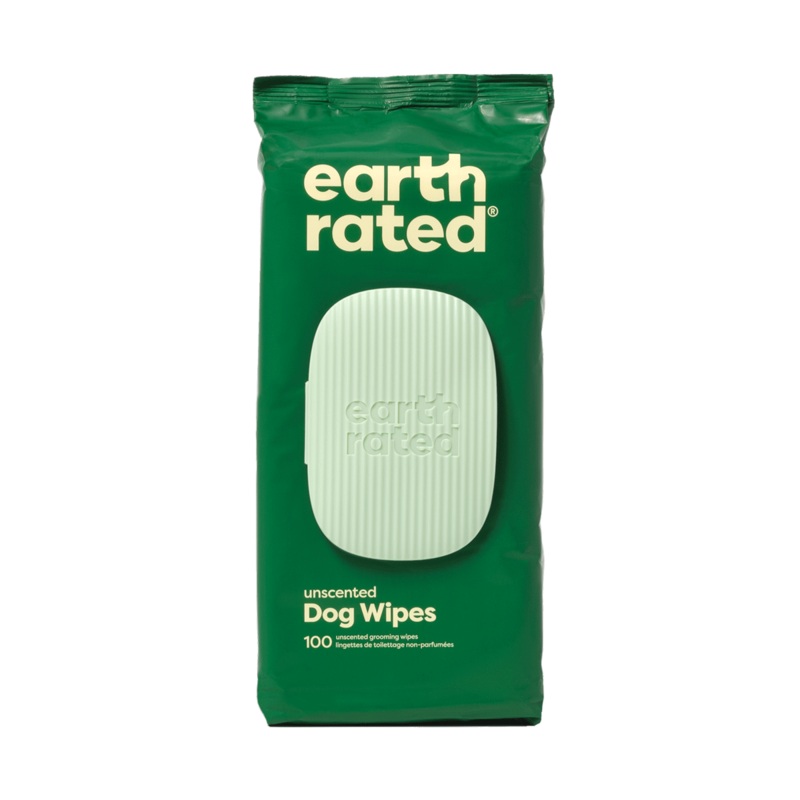 Earth Rated Plant-Based Dog Grooming Wipes