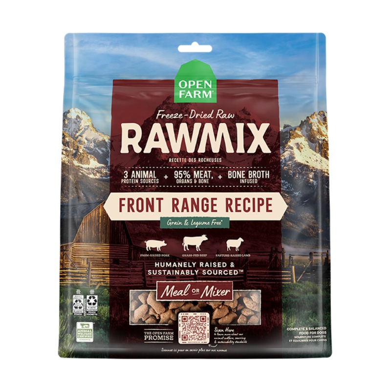 Open Farm RawMix Front Range Freeze Dried Raw Recipe for Dogs