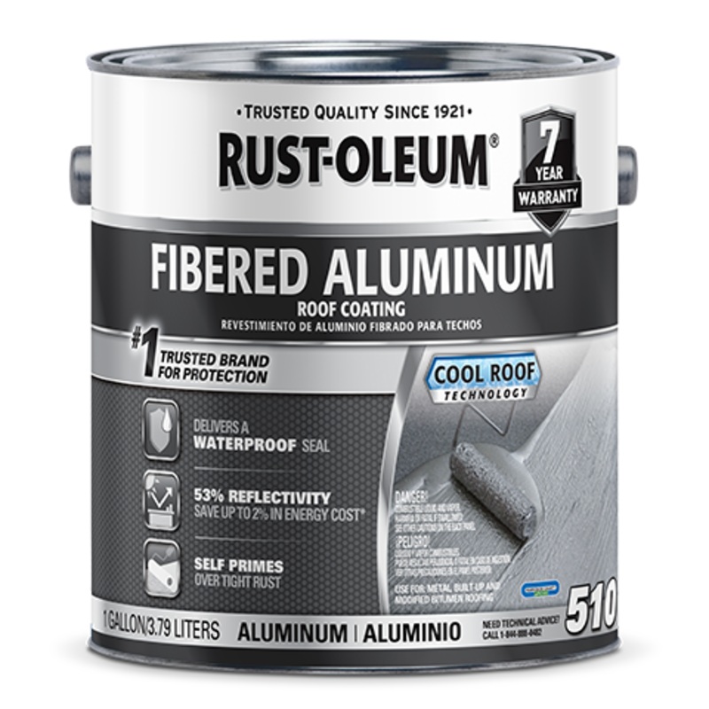 Rust-Oleum 510 Fibered Aluminum Roof Coating