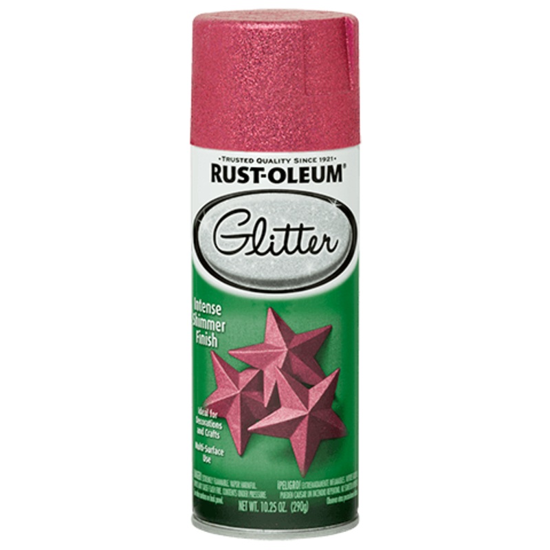 Rust-Oleum Glitter Spray Paint Bright Pink