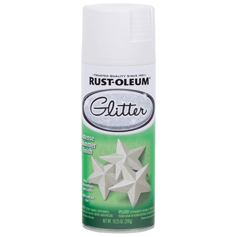 Rust-Oleum Glitter Spray Paint Pearl White