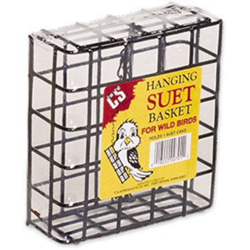 C&S Single Suet Feeder with 1 Inch Wir