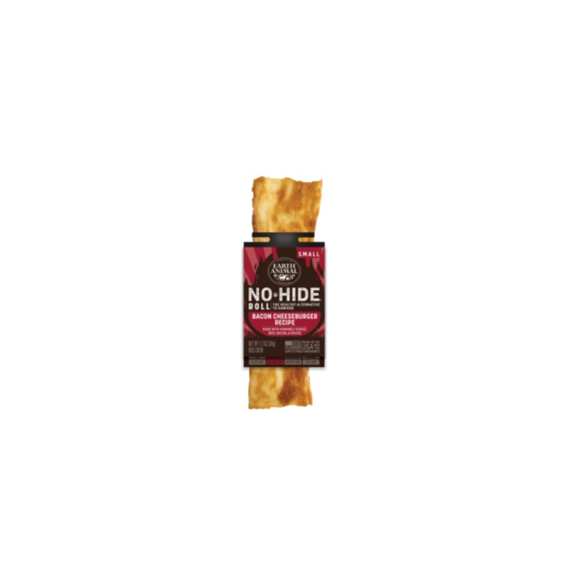 No-Hide Barbeque Collection Bacon Cheeseburger Rolls Dog Treats