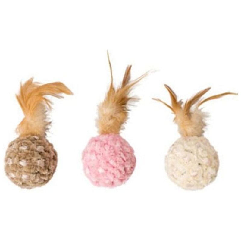 SPOT CHENILLE CHASER FEATHER BALL