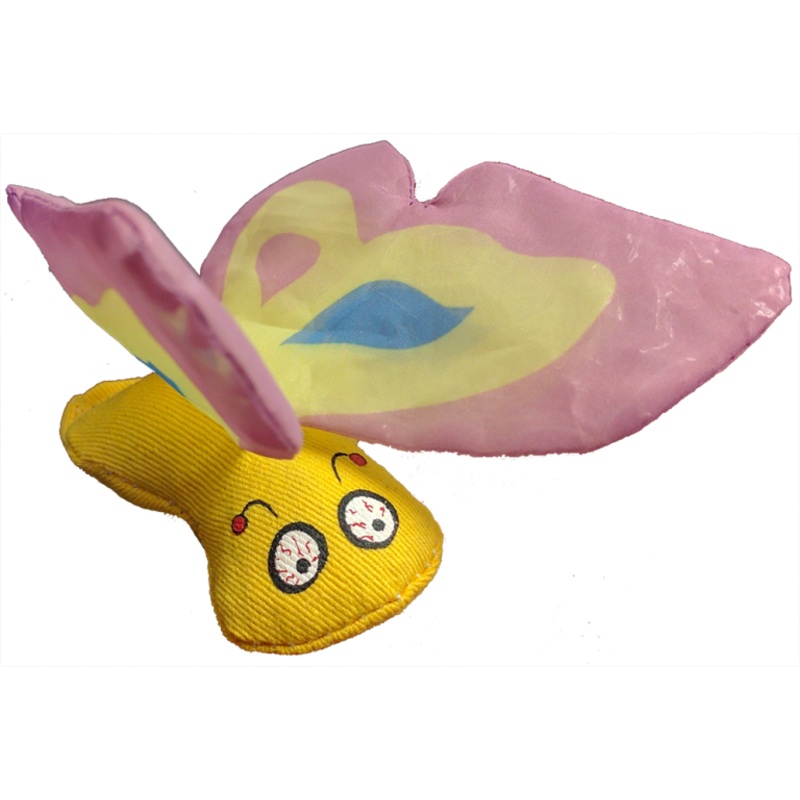 DuckyWorld YEOWWW! Butterflies Catnip Toy