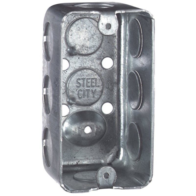 Thomas & Betts Steel City One Gang Utility Box 4×2-1/8×1-1/2