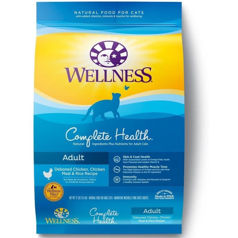 Wellness Complete Health Natural Chicken and Rice Recipe Dry Cat Food