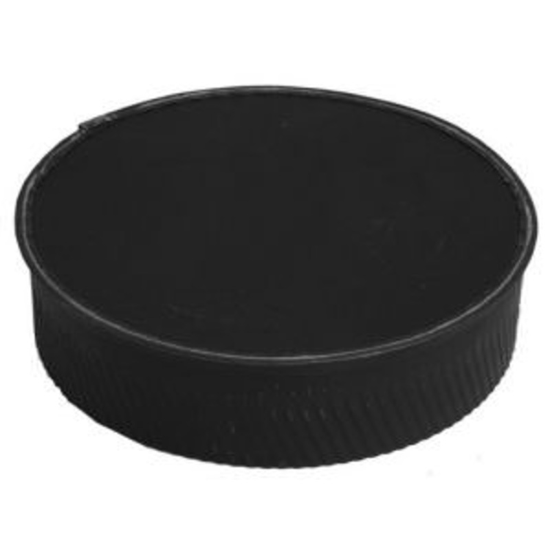 Gray Metal 6-603SE Stovepipe Cleanout Cap, 6, 24 Gauge Black Plug – Crimp
