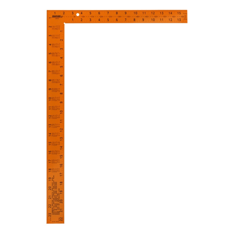 Johnson Level 16 x 24 Easy-Read Steel Framing Square
