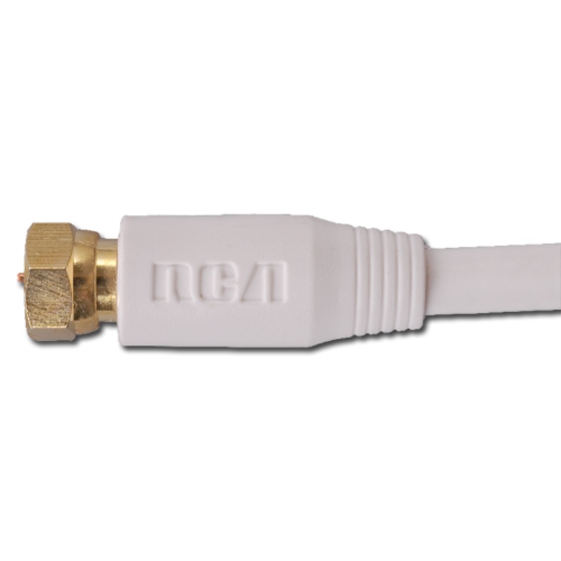 3FT WHITE RG6 CABLE