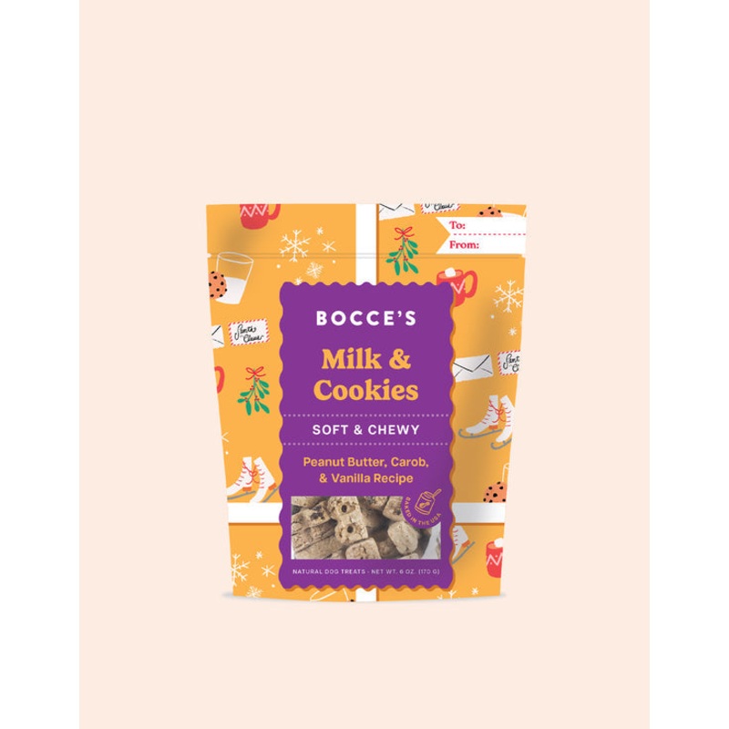 Bocce’s Bakery Milk n Cookies Soft & Chewy Dog Treats