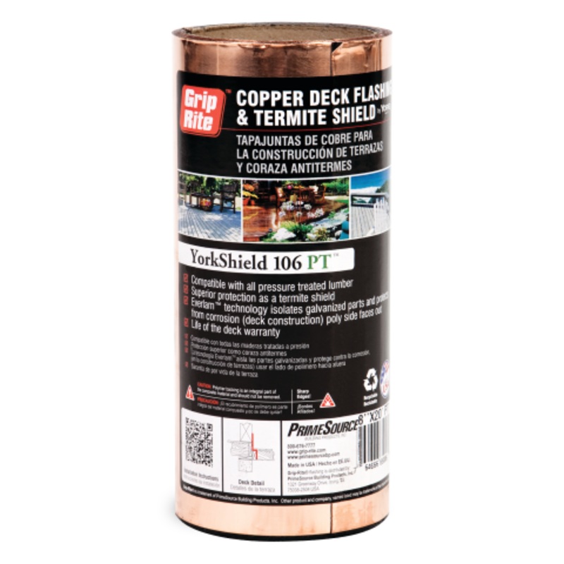 Grip-Rite Copper Flashing and Termite Shield
