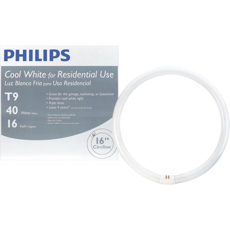 Philips 40W 16 In. Cool White T9 4-Pin Circline Fluorescent Tube Light Bulb