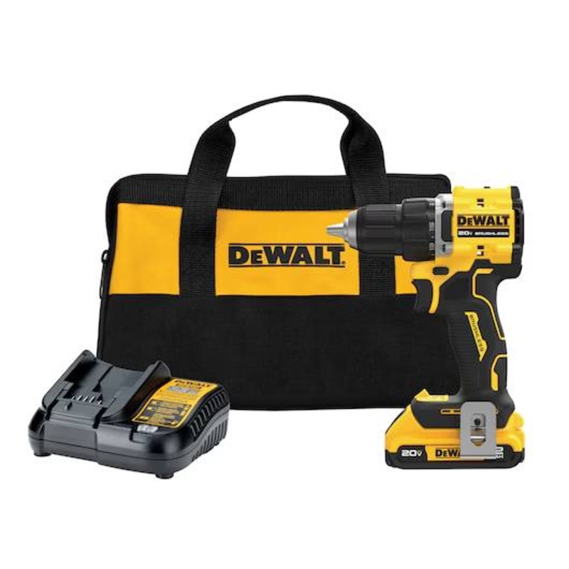 Dewalt DCD794D1 ATOMIC 20V MAX* Brushless Cordless Drill/Driver Kit