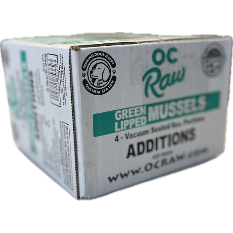 OC Raw Dog Green Lipped Mussels Additions