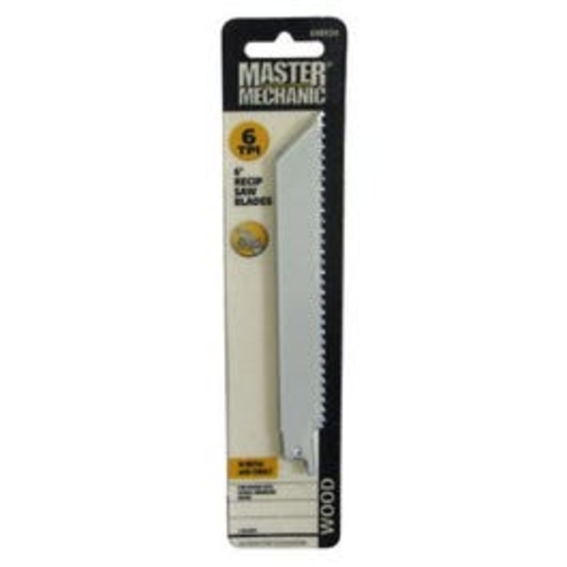 Reciprocating Saw Blades, 2-Pk, 6-Inch, 6-TPI, Bi-Metal/Cobalt