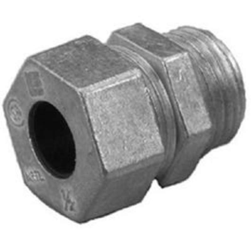 Straight Cord Grip Connector, 1/2-In.