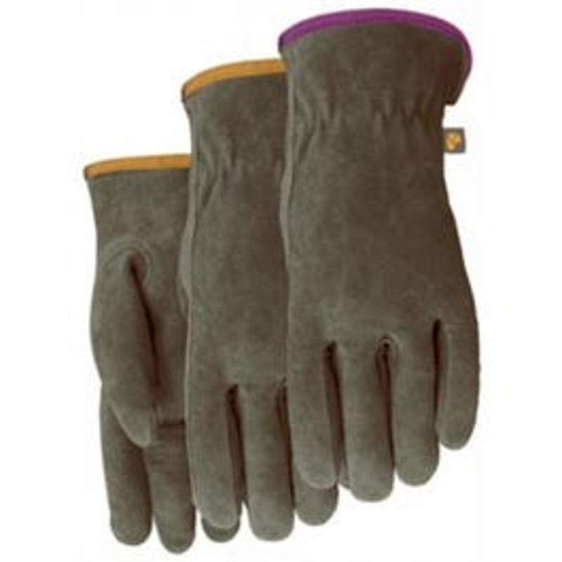 Work Gloves, Suede, Gunn Cut, Women’s L