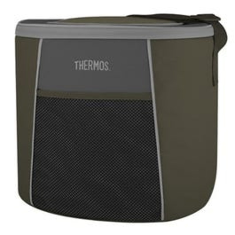 Soft-Sided Cooler, Green, 24-Can