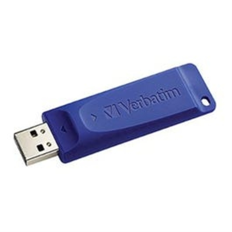 USB Flash Drive, Blue, 8 GB