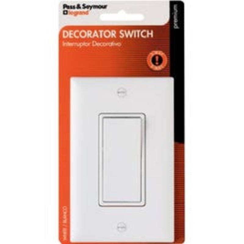 White 3-Way Premium Decorator Quiet Switch