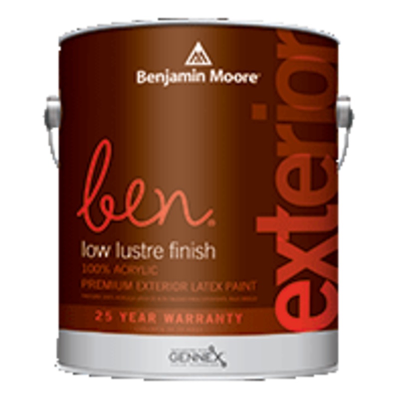 Benjamin Ben Waterborne Exterior Paint – Low Lustre