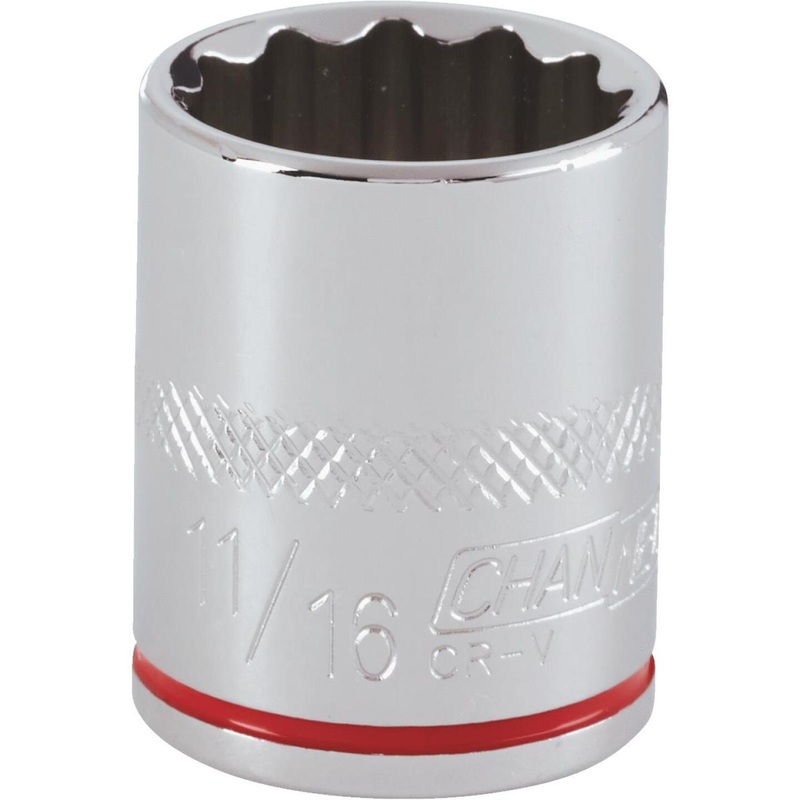 Channellock 3/8 In. Drive 11/16 In. 12-Point Shallow Standard Socket