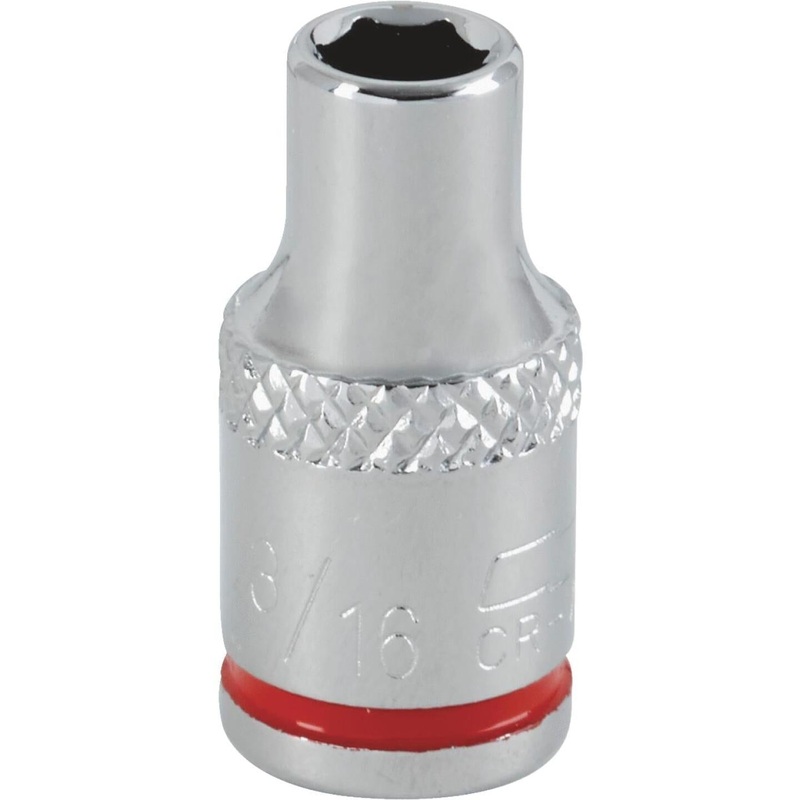 Channellock 1/4 In. Drive 3/16 In. 6-Point Shallow Standard Socket