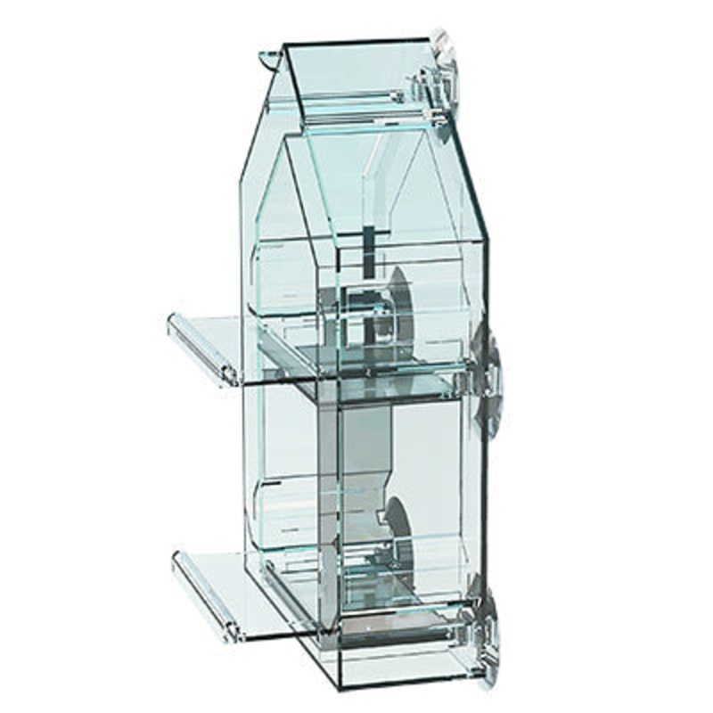 Woodlink Sneak-a-Peek Heavy Duty Crystal Clear Polycarbonate House Window Seed Feeder