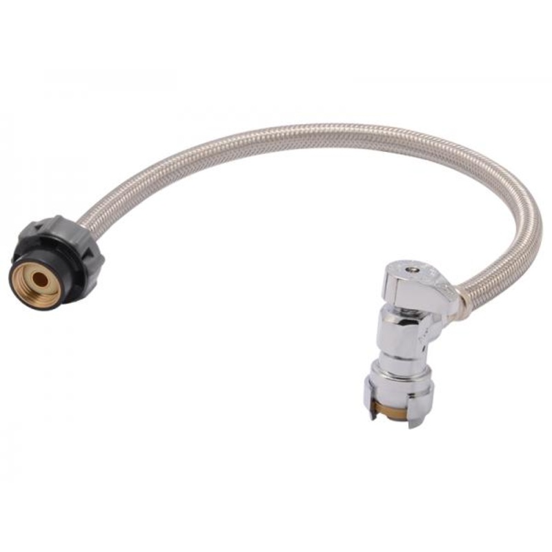 Sharkbite  Click Seal Push-To-Connect Faucet Connector 1/2 in. Angle Stop x 1/2 in.