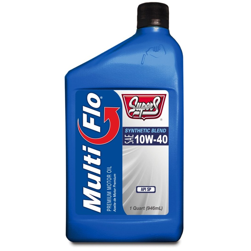 Smittys Supply Super S Multi-Flo Synthetic Blend Sae 10w-40 Sp Motor Oil 1 Qt.