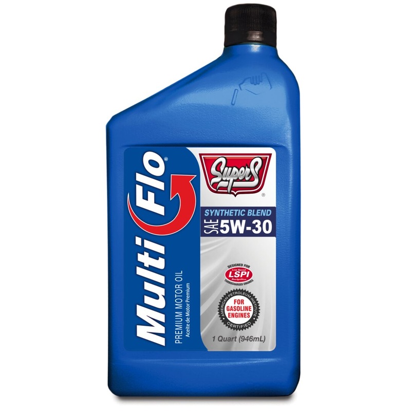 Smittys Supply Super S Multi-Flo Synthetic Blend Sae 5w-30 Sp/ Gf-6a Motor Oil 1 Qt.