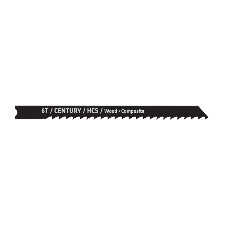 Century Drill And Tool 6t Universal Shank Hcs Jig-Saw Blade