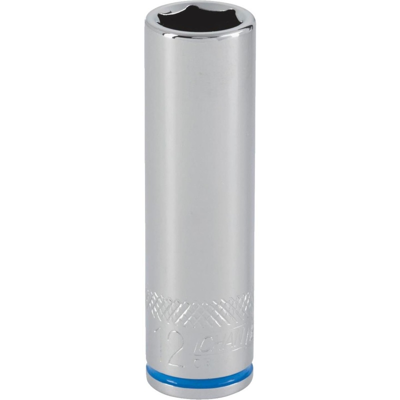 Channellock 3/8 In. Drive 12 mm 6-Point Deep Metric Socket