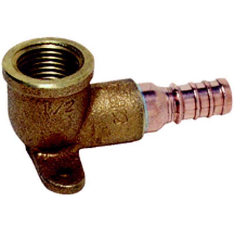 ELBOW 1/2 X1/2FPT BRASS PEX DROP