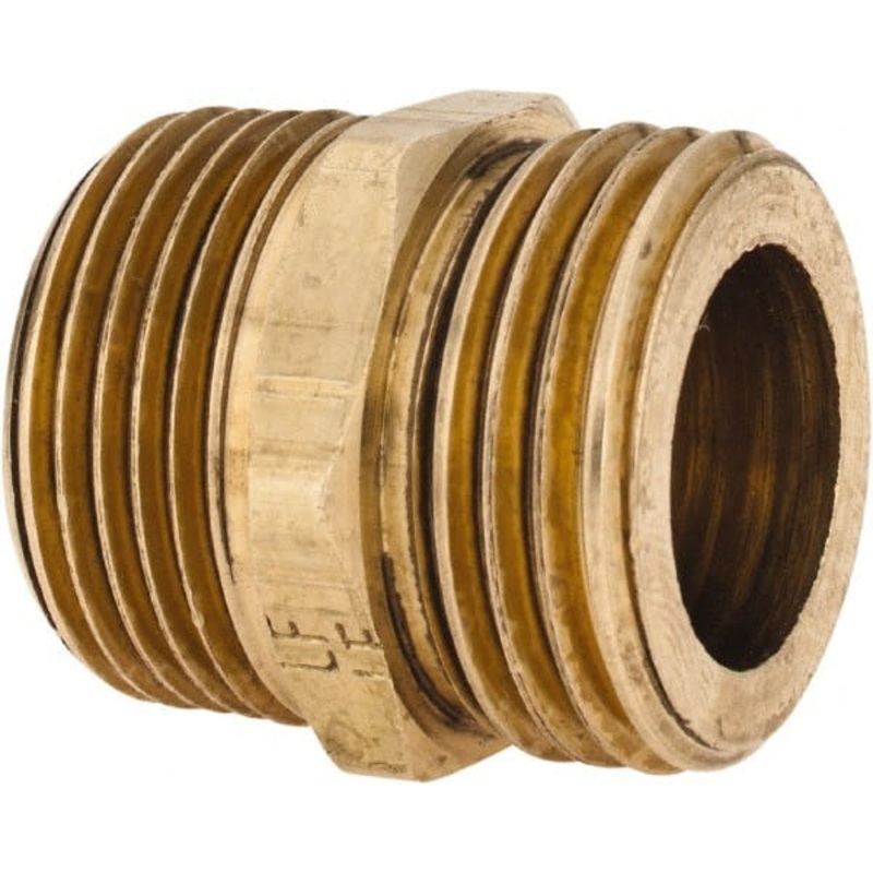 MSC Direct ANDERSON METALS  3/4 MGHT & 3/4 MPT Garden Hose Male x MIP with FIP Tap