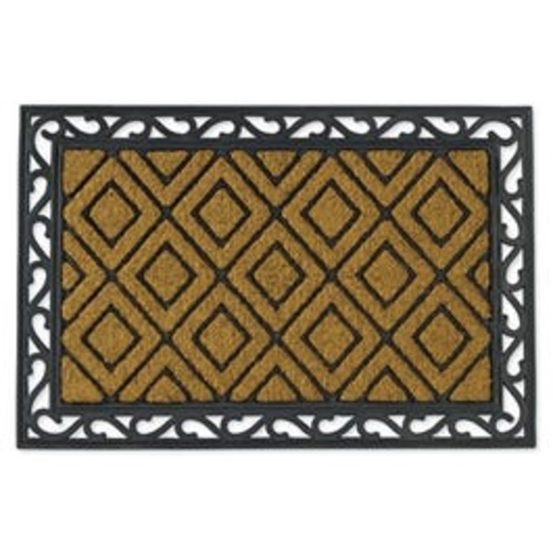 Doormat, Coir & Rubber Rectangular, 24 x 36-In.