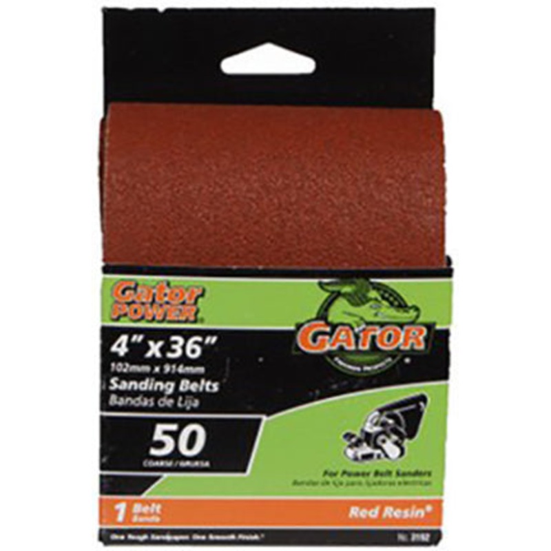 SANDING BELT 4 IN X 36 IN A/O 40 GRIT