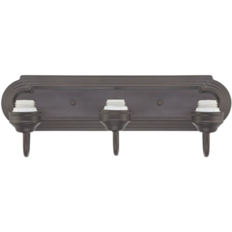 3 LIGHT OIL RUB BRONZE WALL BRACKET