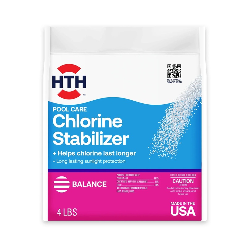 HTH Pool Care Chlorine Stabilizer 4 lbs.