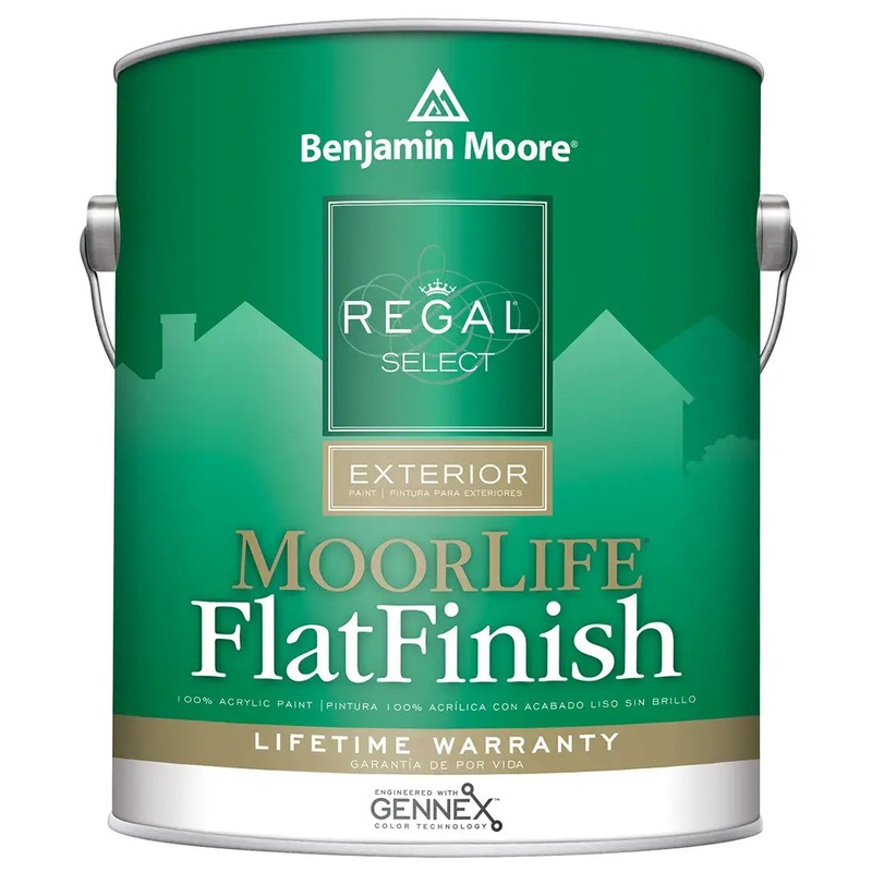 Benjamin Moore Regal Select Exterior MoorLife Flat Finish