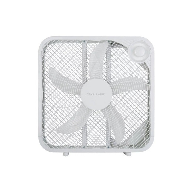 Denali Aire 3-Speed White Weather Resistant Box Fan