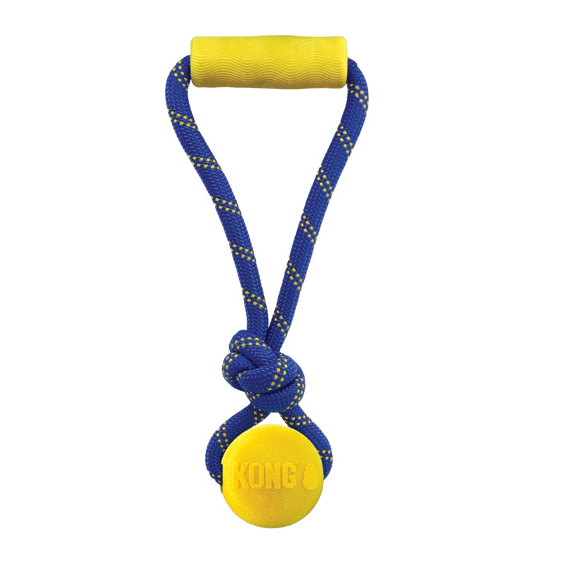 KONG Jaxx Brights Tug w/Ball Dog Toy