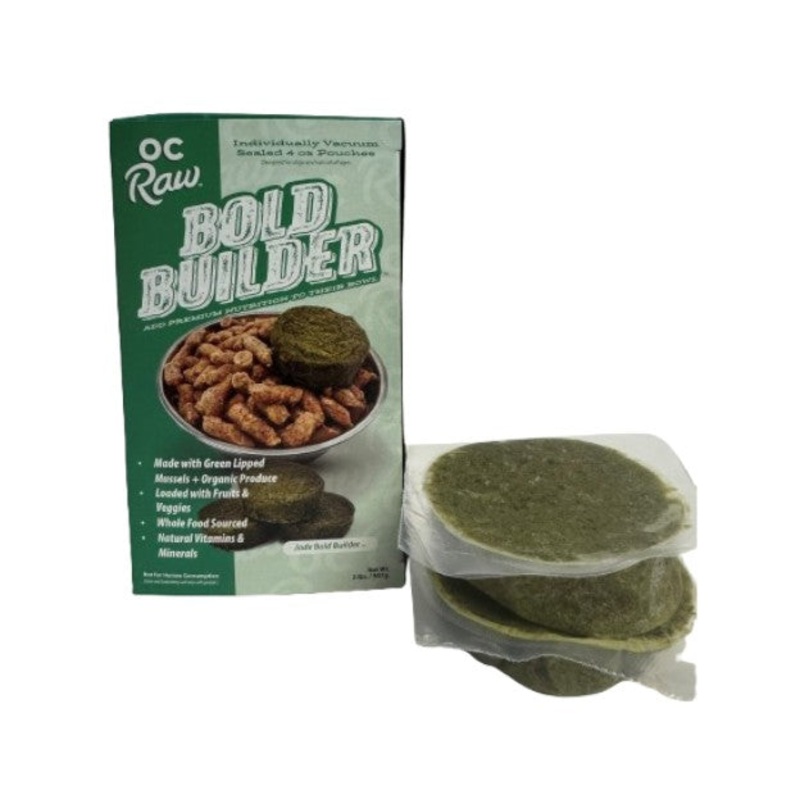 OC Raw Bold Builder Jade Green Lipped Mussel Dog Food