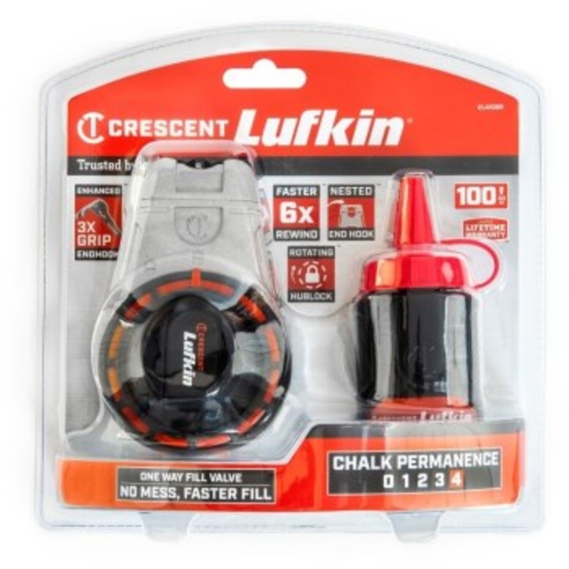 Apex/Cooper Tool CLA100R 100′ Alum Chalk Reel