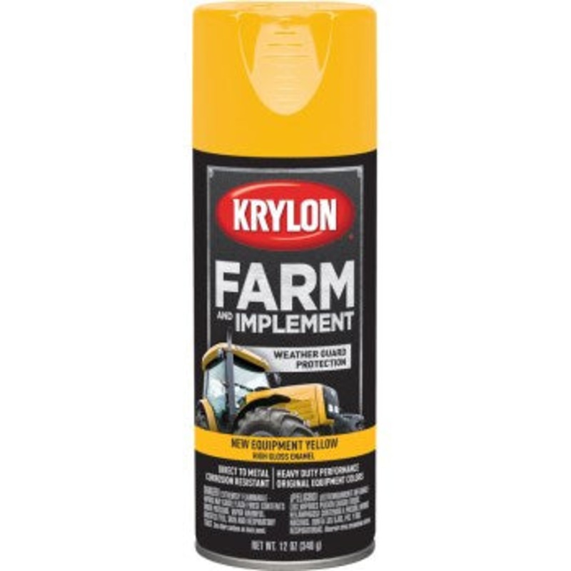 Krylon K01944000 Farm & Implement Spray Paint, New Equipment Yellow