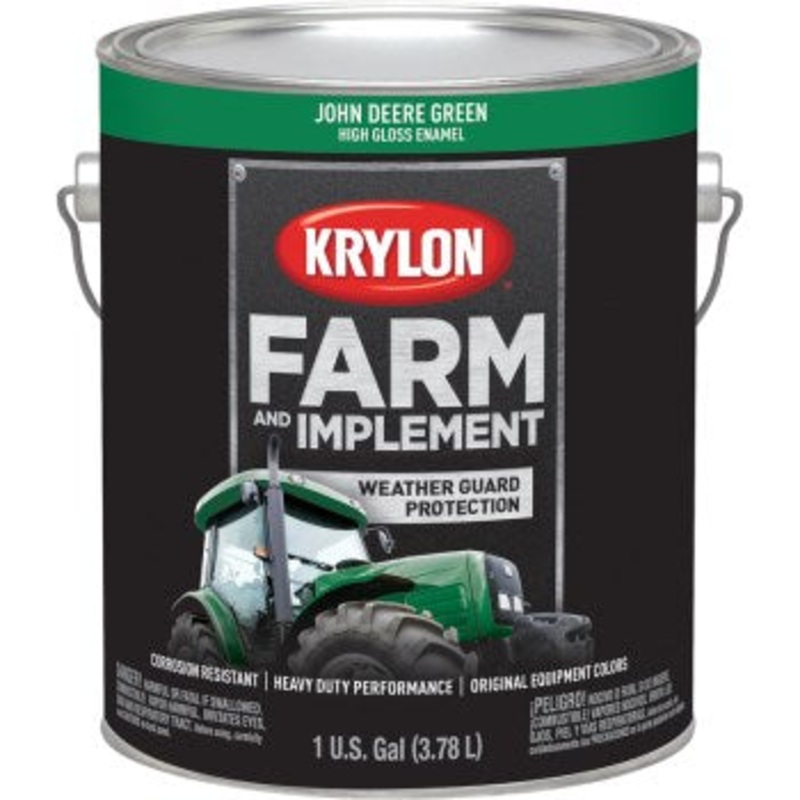 Krylon K01966000 Farm & Implement Paint, John Deere Green ~ Gallon
