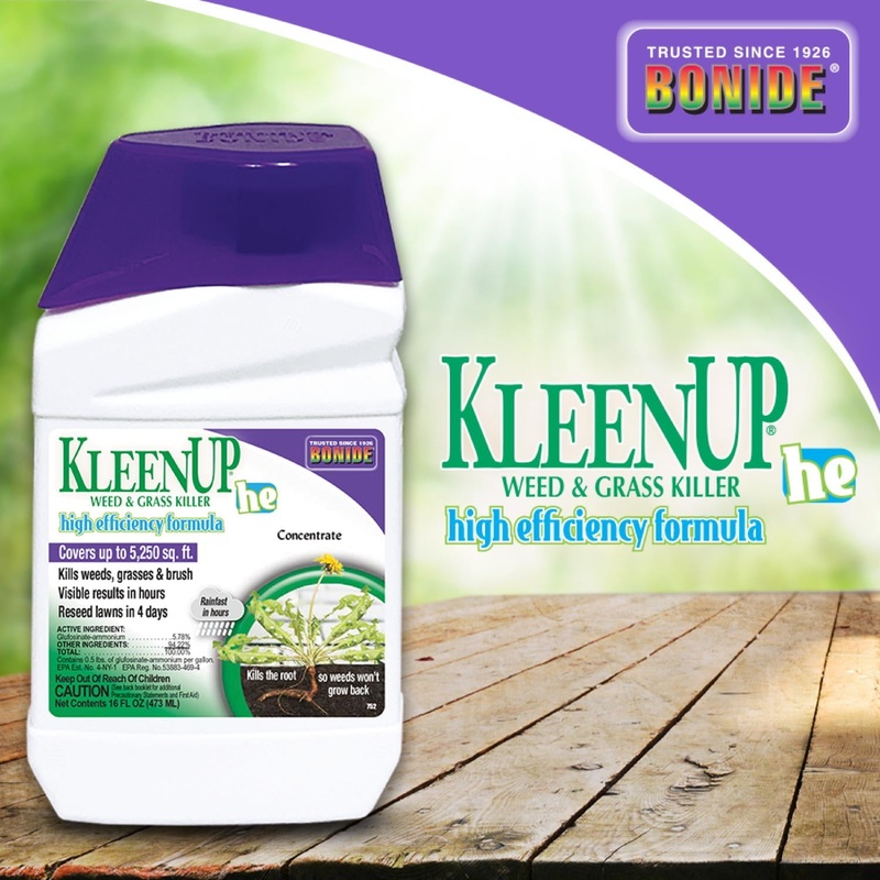 Bonide KleenUp HE High Efficiency Weed & Grass Killer Concentrate 1 Gallon